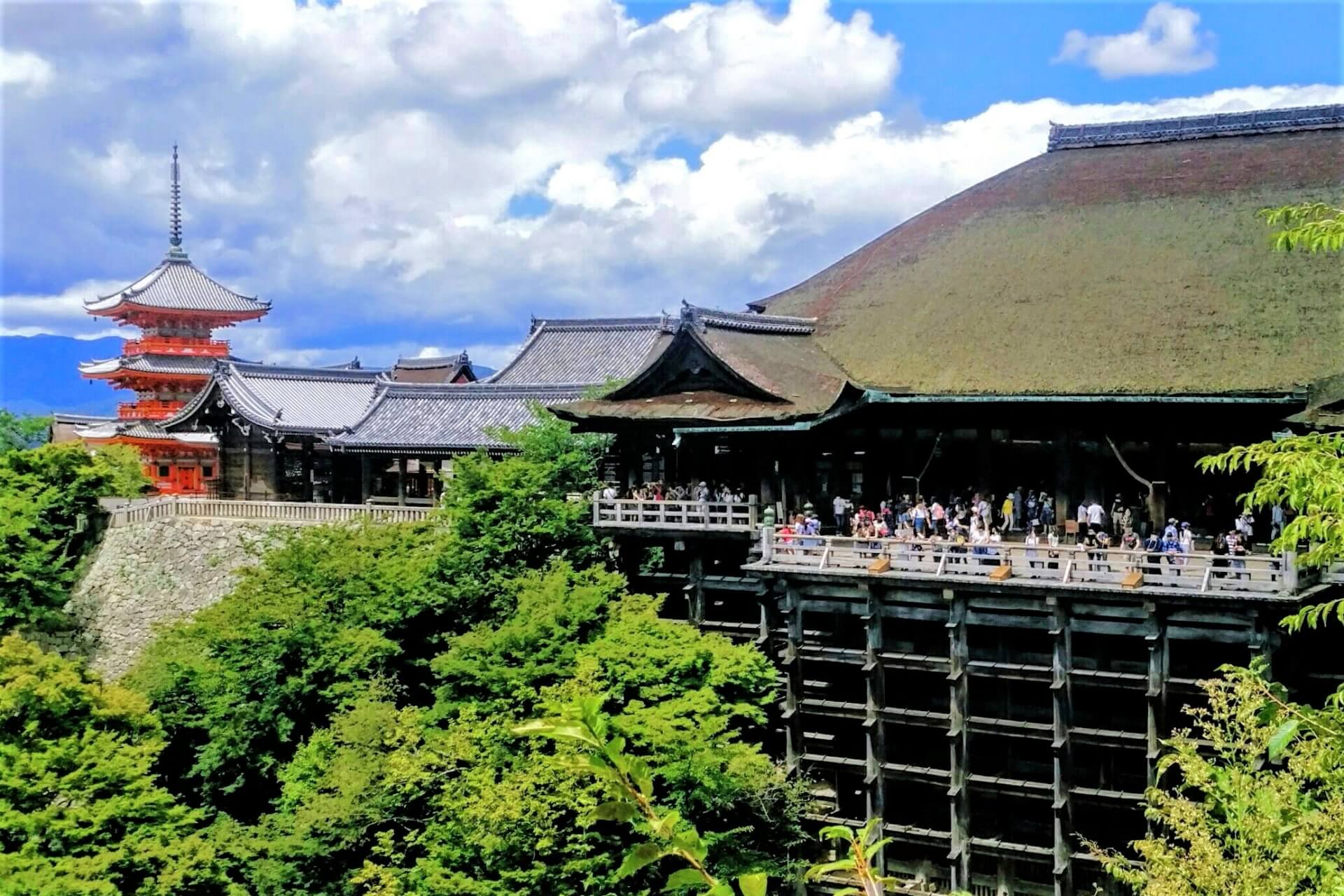 京都の清水寺の画像